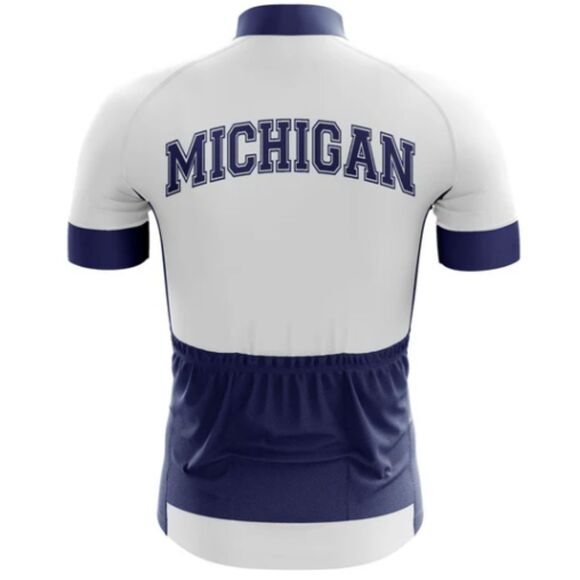 NWT Cool Dude Cycling NCAA Michigan Wolverines Cycling Jersey L - Picture 2 of 2
